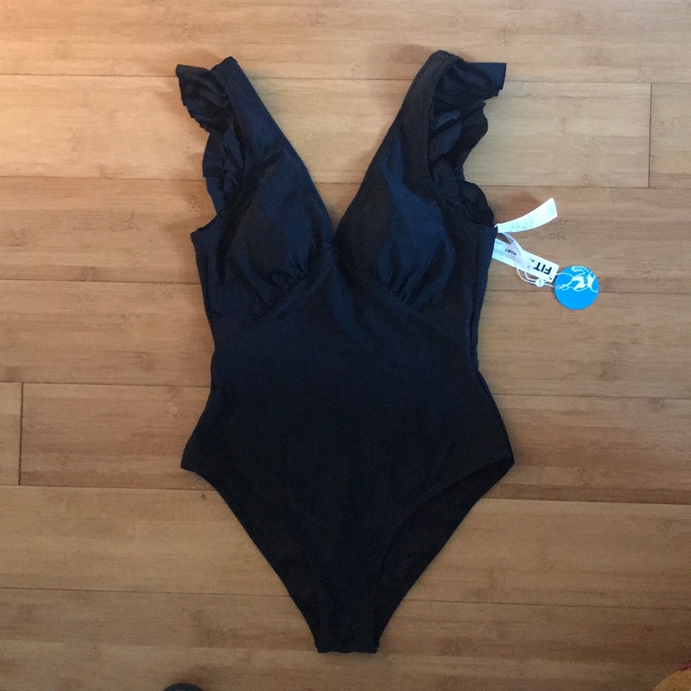 Black Swimsuit one-piece M